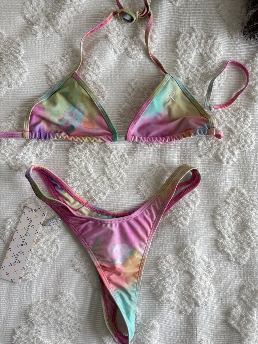 Tie-Dye Pastel Bikini Set